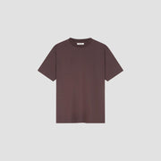 OLAF HUSSEIN Essential tee chocolate plum