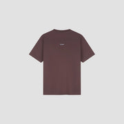 OLAF HUSSEIN Essential tee chocolate plum
