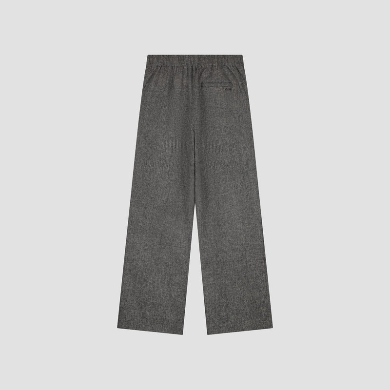 HOUNDSTOOTH PINTUCK PANTS