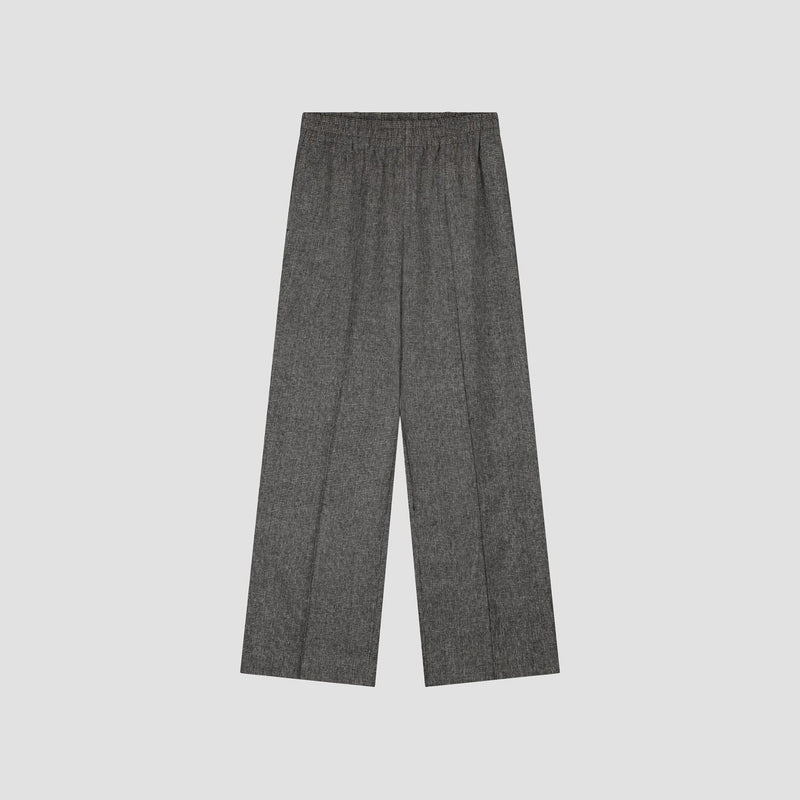 HOUNDSTOOTH PINTUCK PANTS