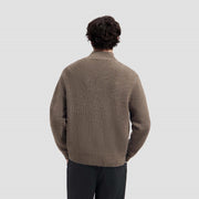 OLAF HUSSEIN Knitted mock neck treehouse
