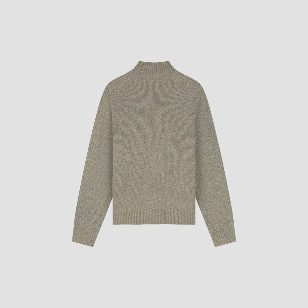 OLAF HUSSEIN Knitted mock neck treehouse