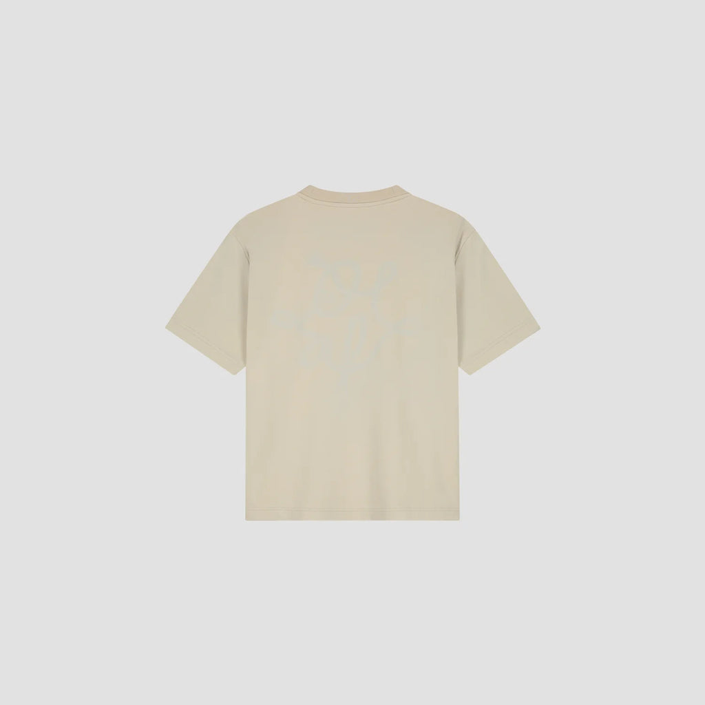OLAF HUSSEIN Lasso monogram oversized tee ancient scroll