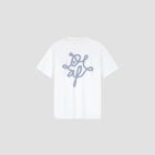 OLAF HUSSEIN Lasso monogram tee optical white