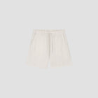 OLAF HUSSEIN Linen blend shorts