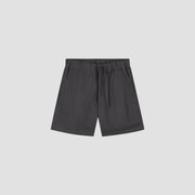 OLAF HUSSEIN Linen blend shorts