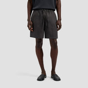 OLAF HUSSEIN Linen blend shorts