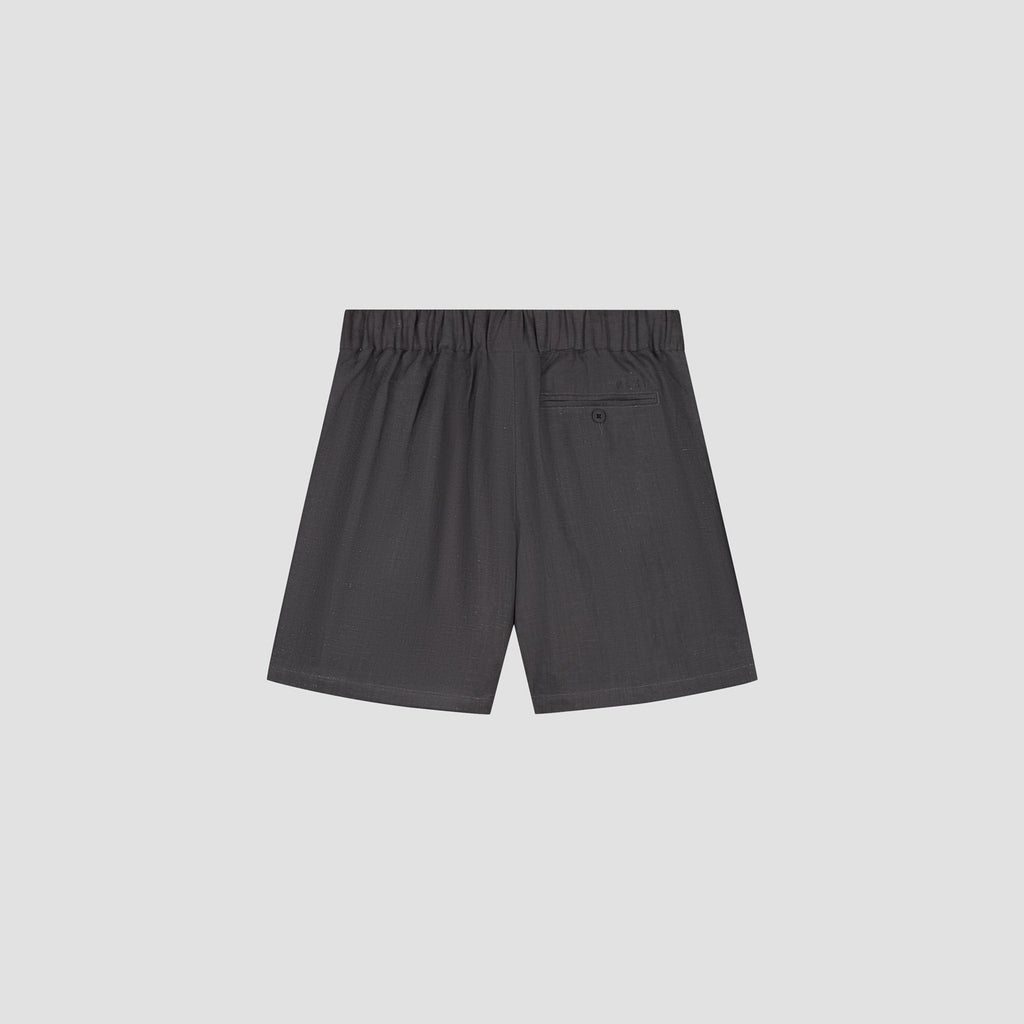 OLAF HUSSEIN Linen blend shorts