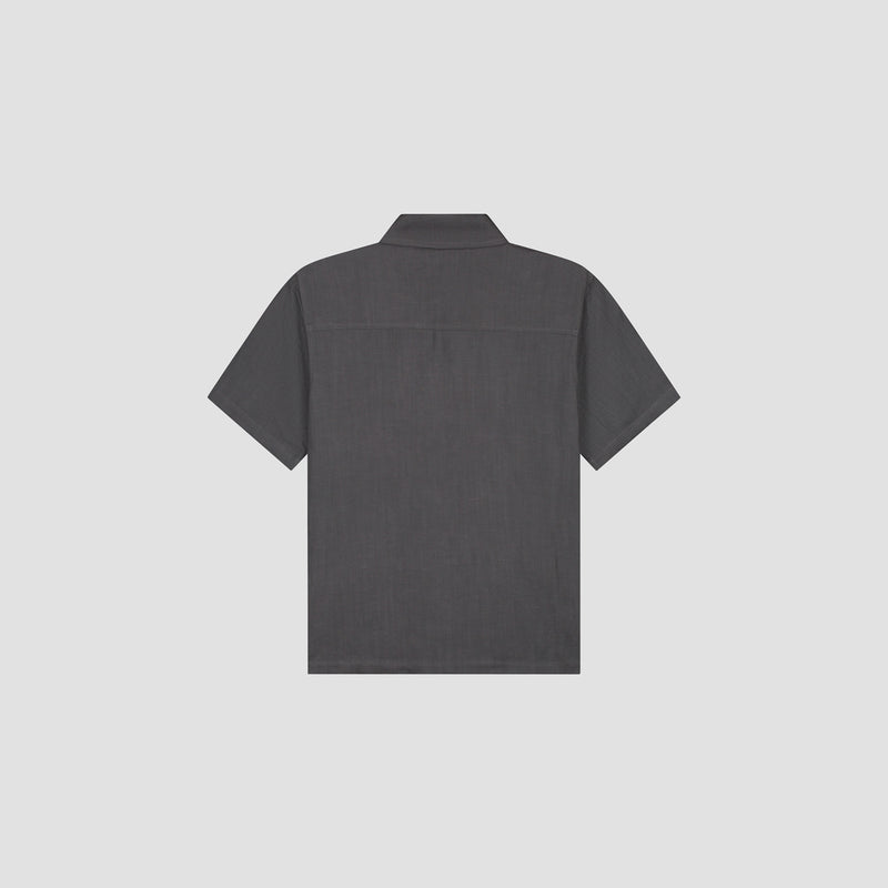 LINEN BLEND SS SHIRT