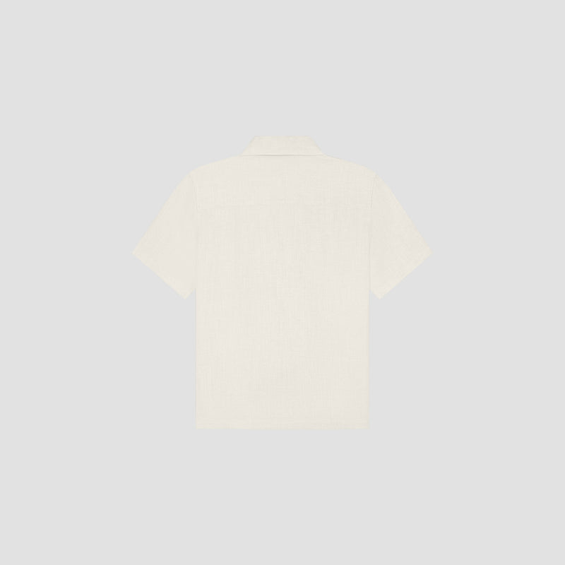 LINEN BLEND SS SHIRT