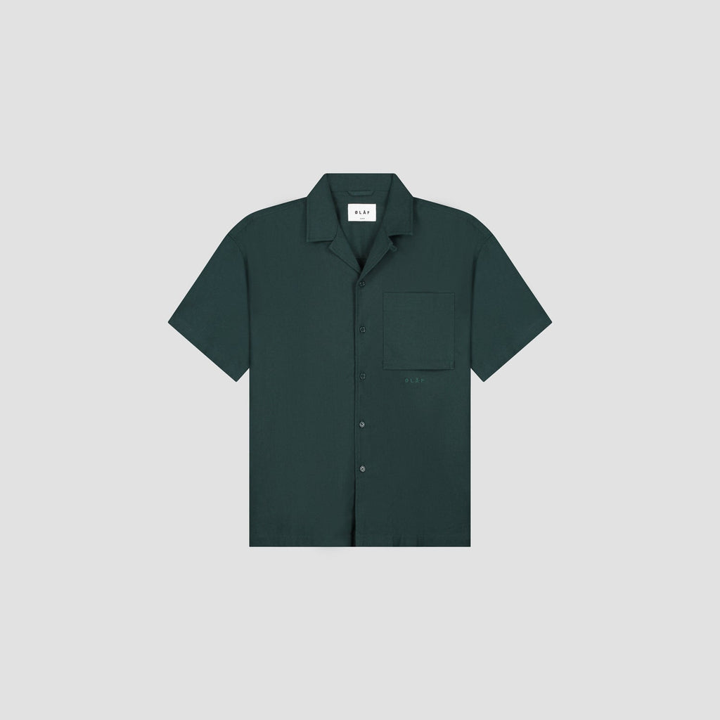 LINEN CAMP SHIRT SS