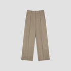 OLAF HUSSEIN Linen tailored trousers treehouse