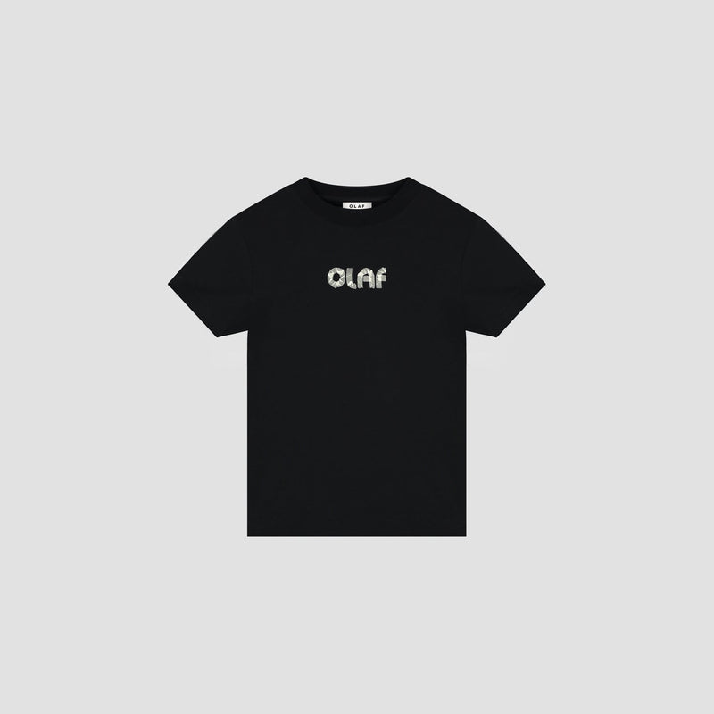 OLAF HUSSEIN Olaf tape baby tee black