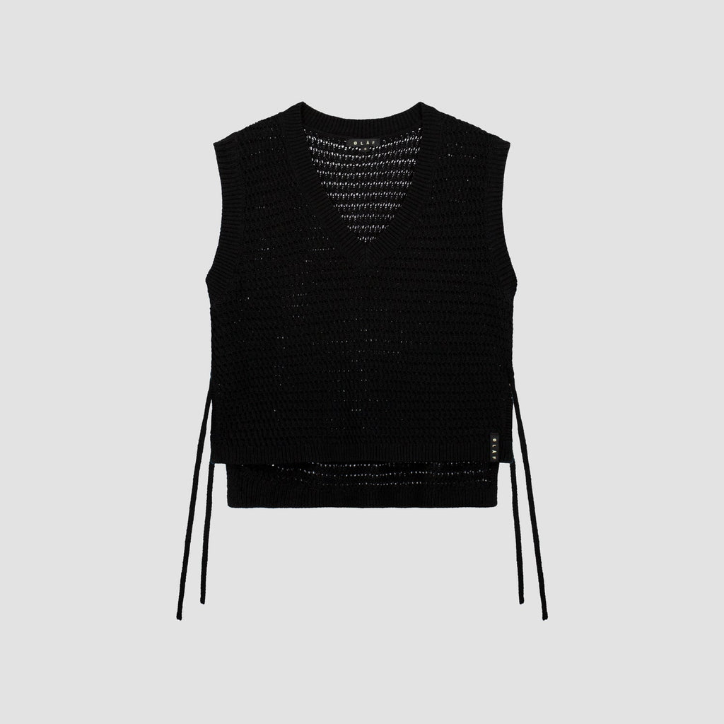 OPEN KNIT VEST