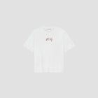 OLAF HUSSEIN Painted Olaf tee optical white