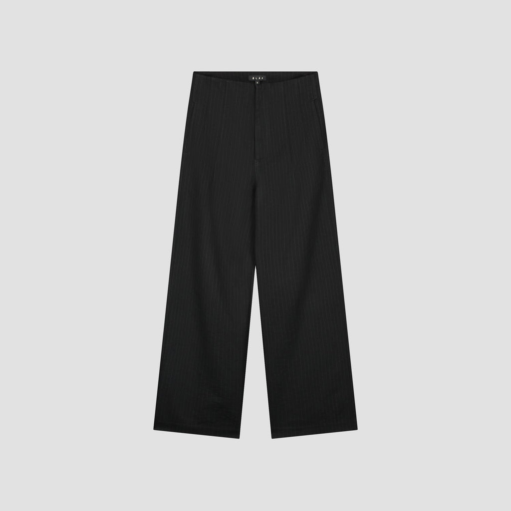 PINSTRIPE BARREL LEG PANT