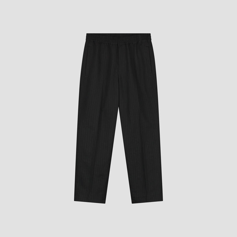 PINSTRIPE SLIM ELASTICATED TROUSER