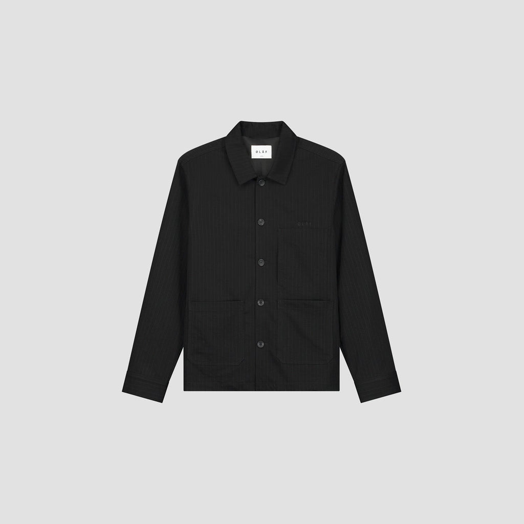 PINSTRIPE WORKWEAR JACKET