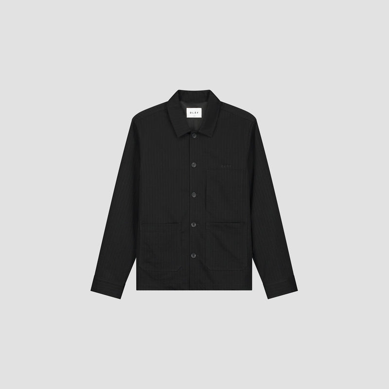 PINSTRIPE WORKWEAR JACKET