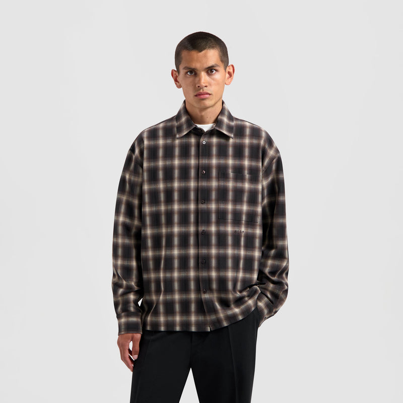 PLAID BOXY SHIRT