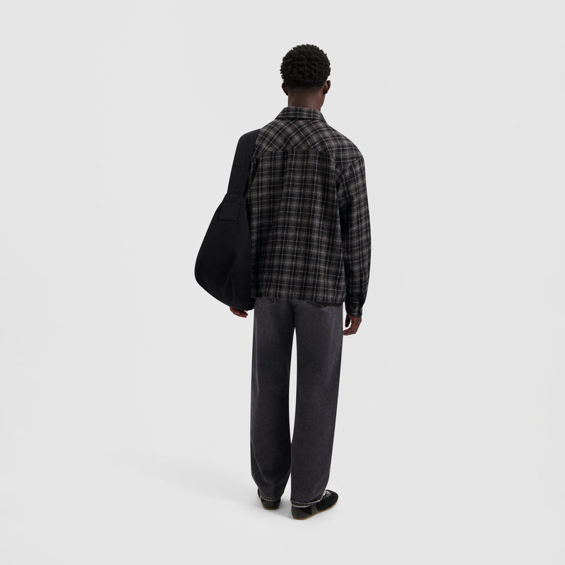 PLAID BOXY SHIRT