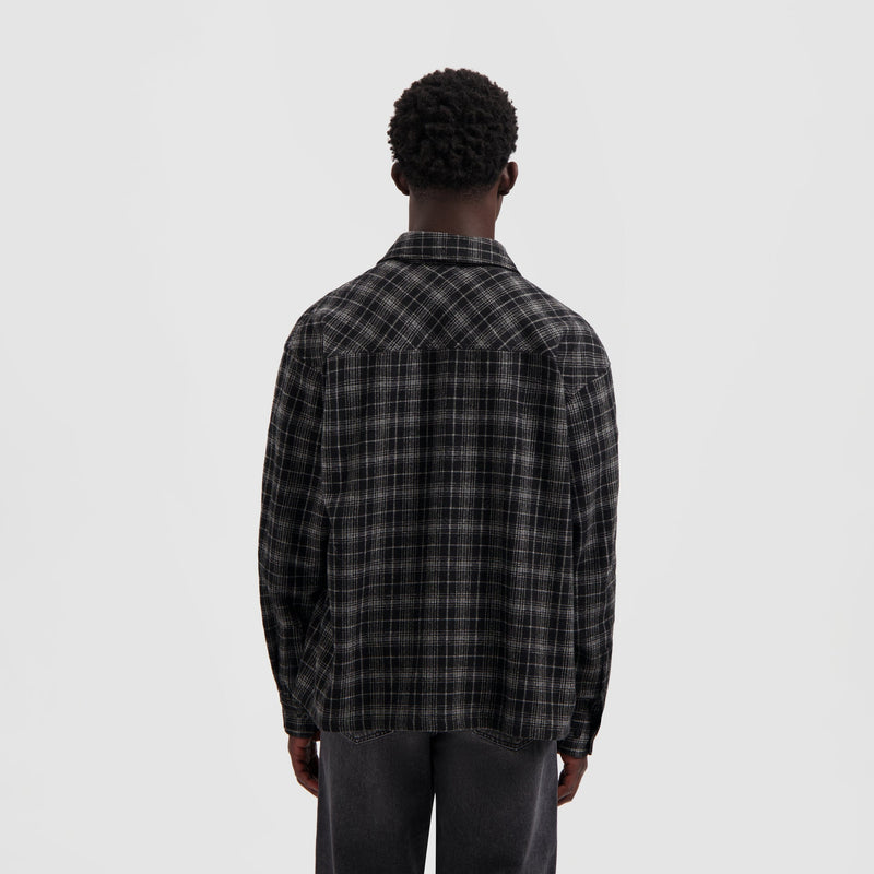 PLAID BOXY SHIRT