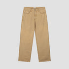 OLAF HUSSEIN Regular washed canvas pant medal bronze