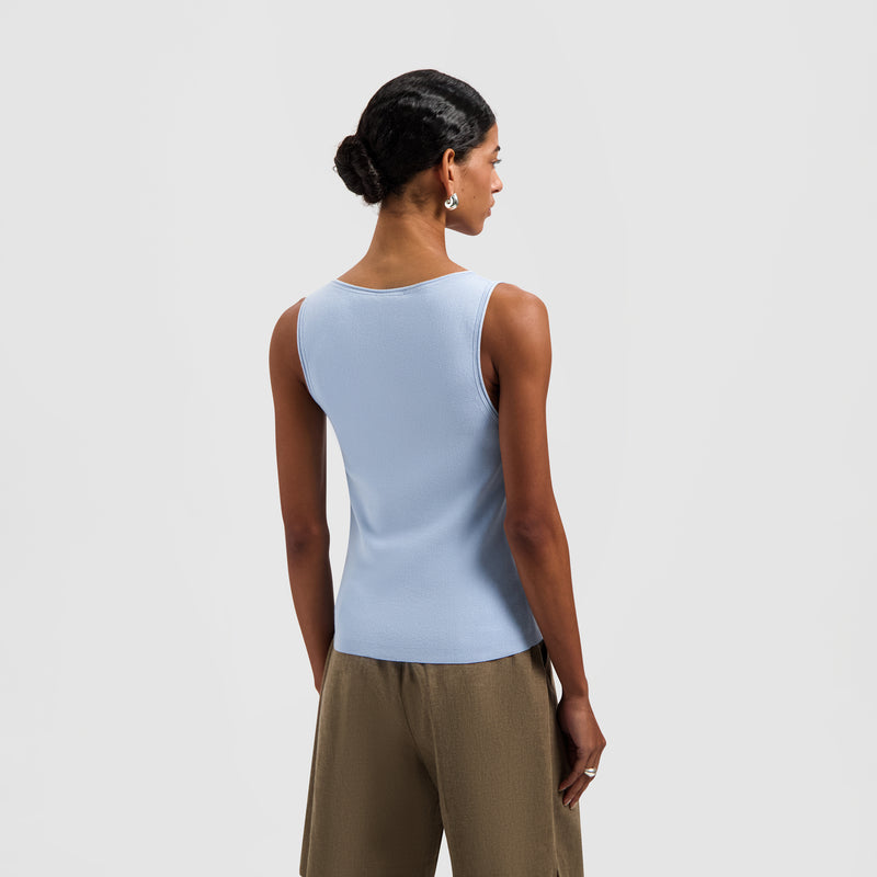 RETRO LOGO SLEEVELESS KNIT