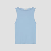 OLAF HUSSEIN Retro logo sleeveless knit