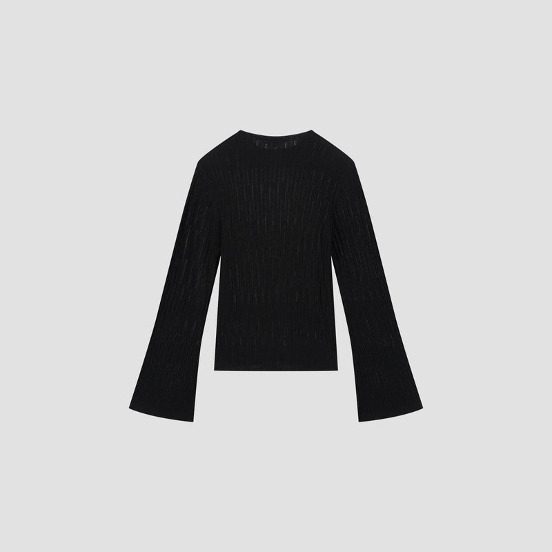 RETRO LOGO WIDE SLEEVE KNIT