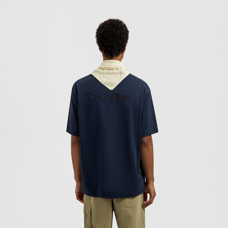 RIPSTOP APPLIQUE RELAXED TEE