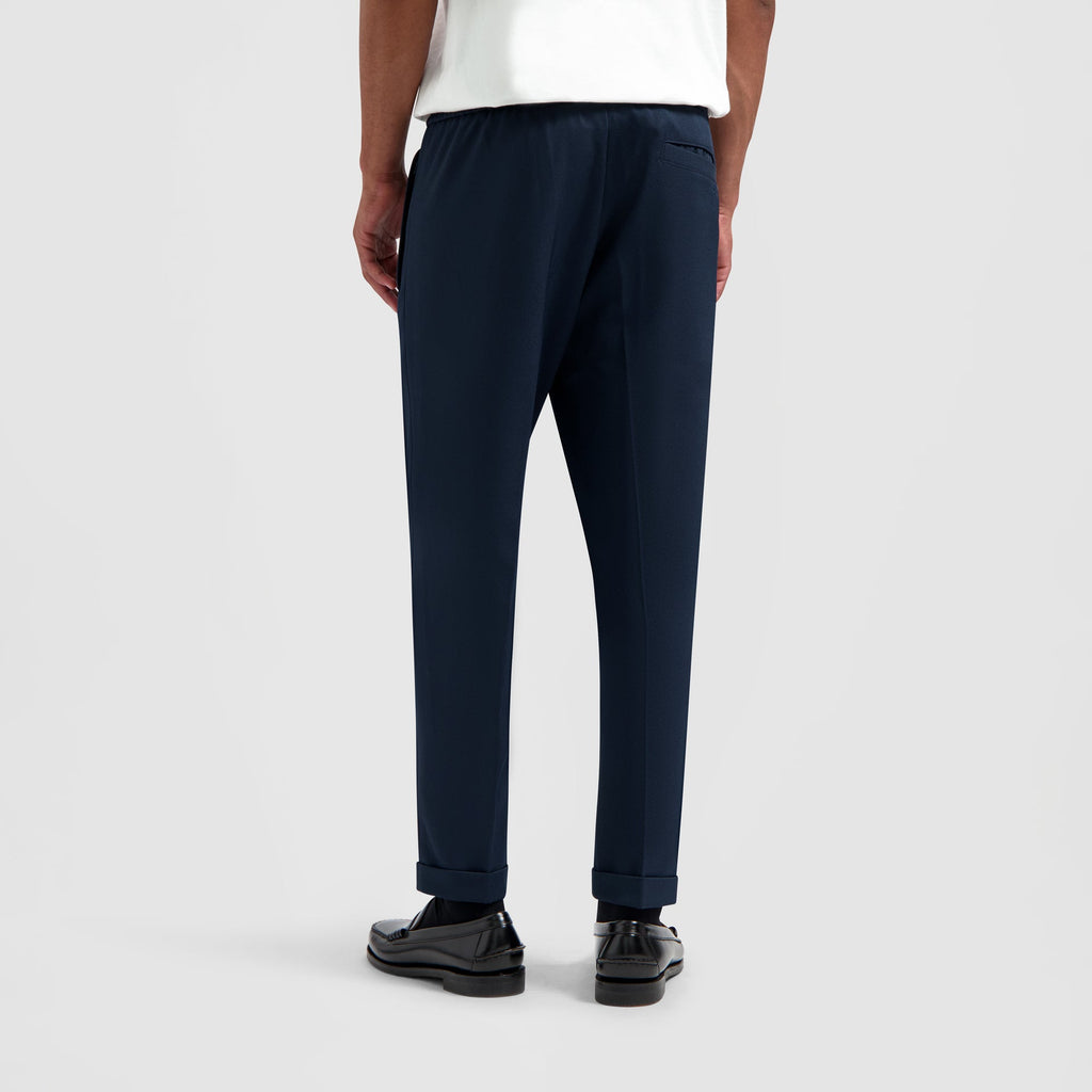 SLIM ELASTICATED TROUSERS