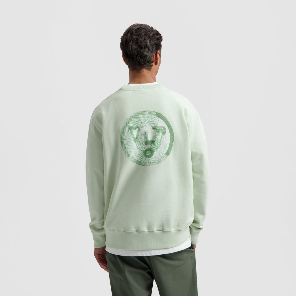 SPIRAL FACE CREWNECK