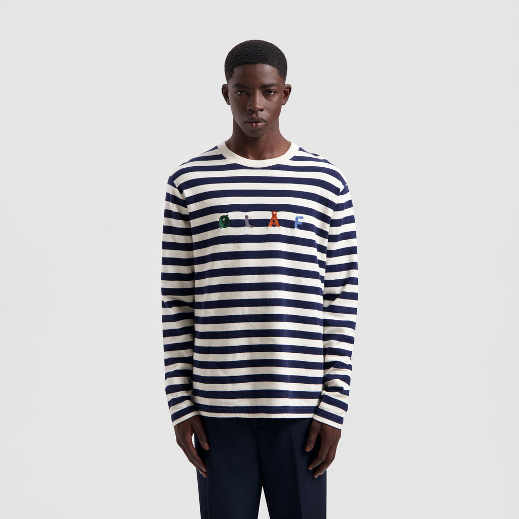 STRIPE SANS LS TEE