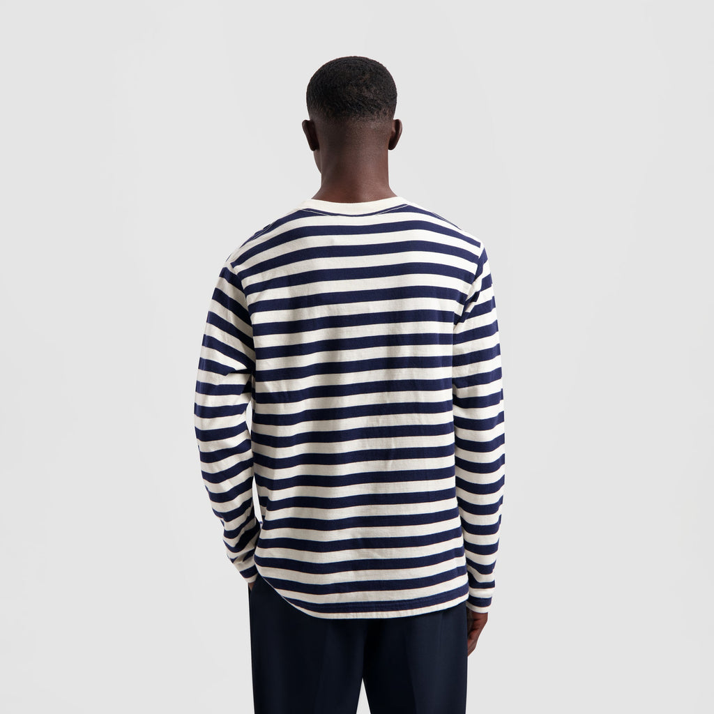 STRIPE SANS LS TEE