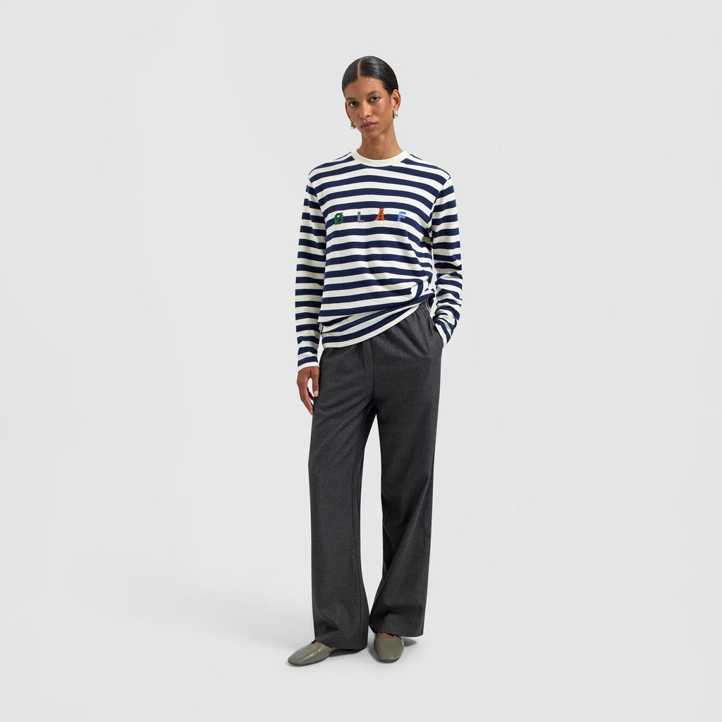 STRIPE SANS LS TEE