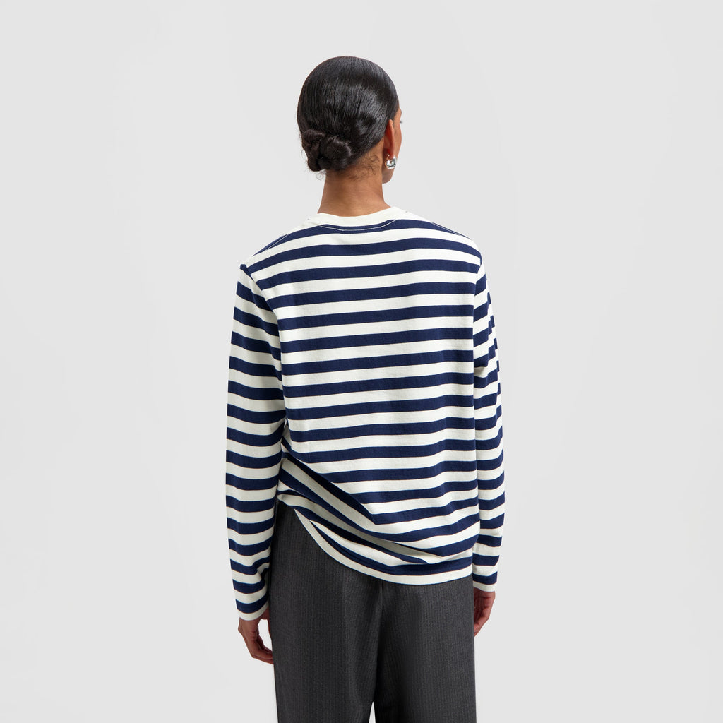 STRIPE SANS LS TEE