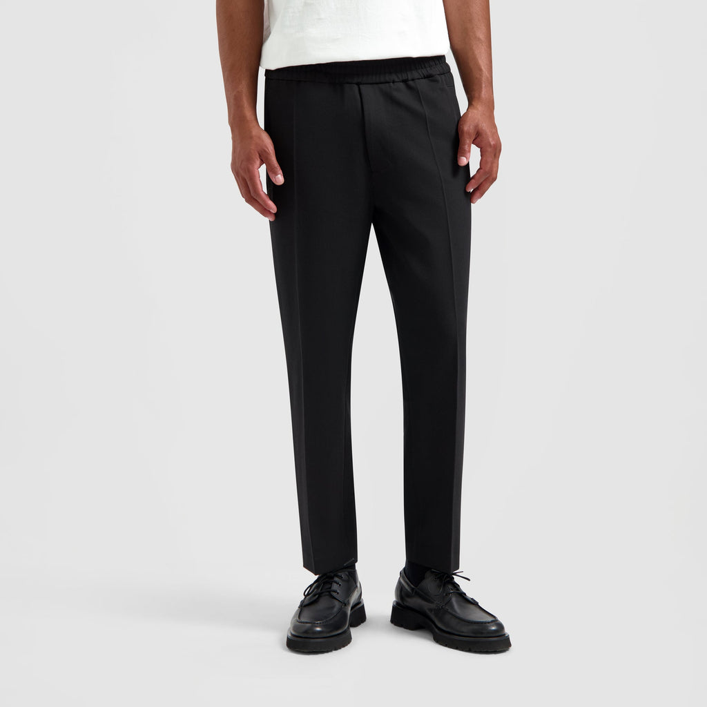 TAILORED SLIM ELASTICATED PANTS