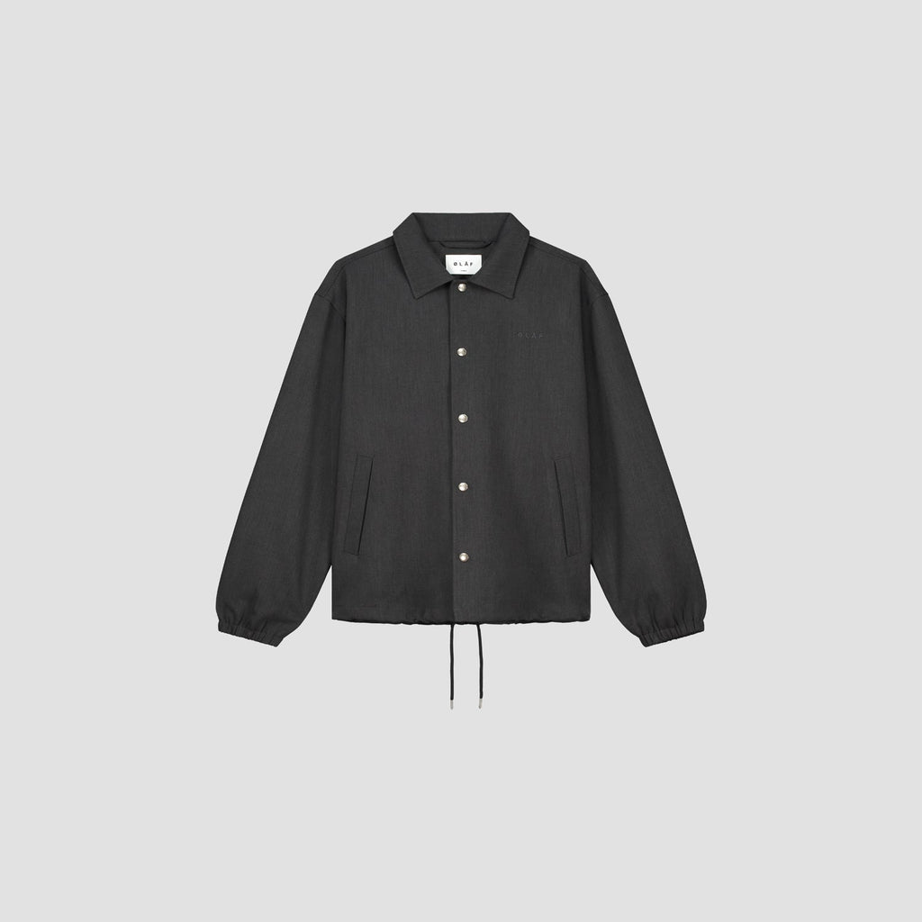 TAILORED WOOL COACH JACKET