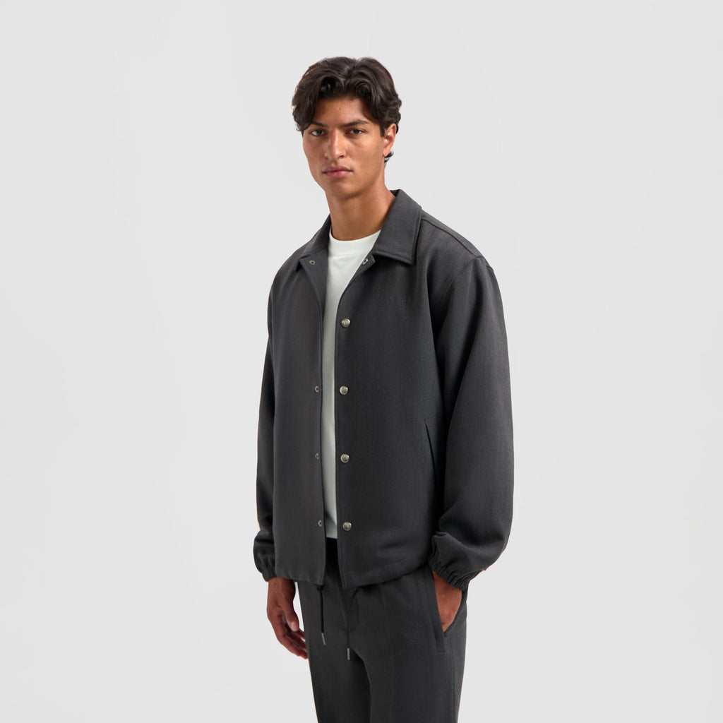 TAILORED WOOL COACH JACKET