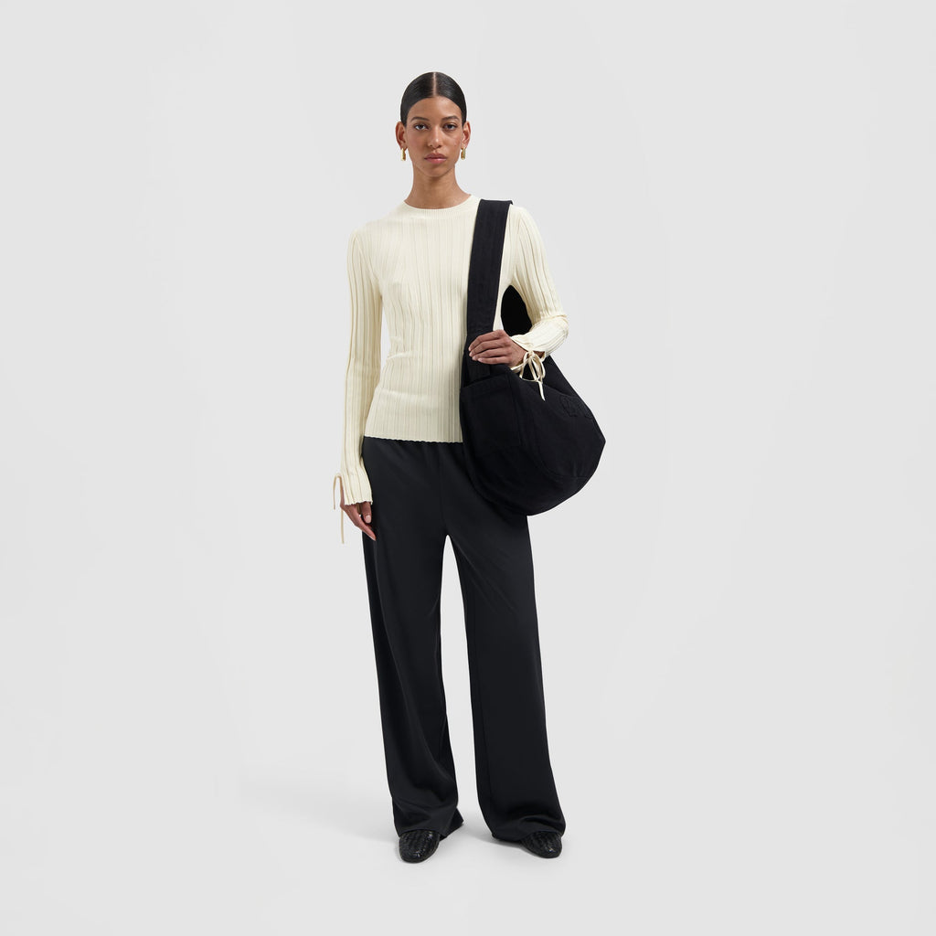 TIE DETAIL KNIT TOP