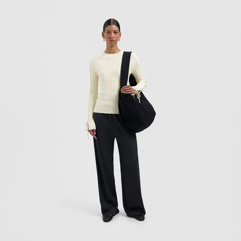 TIE DETAIL KNIT TOP