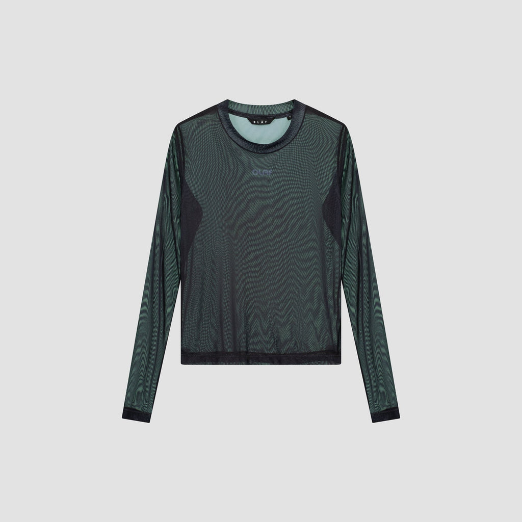 WMN MESH TOP LS