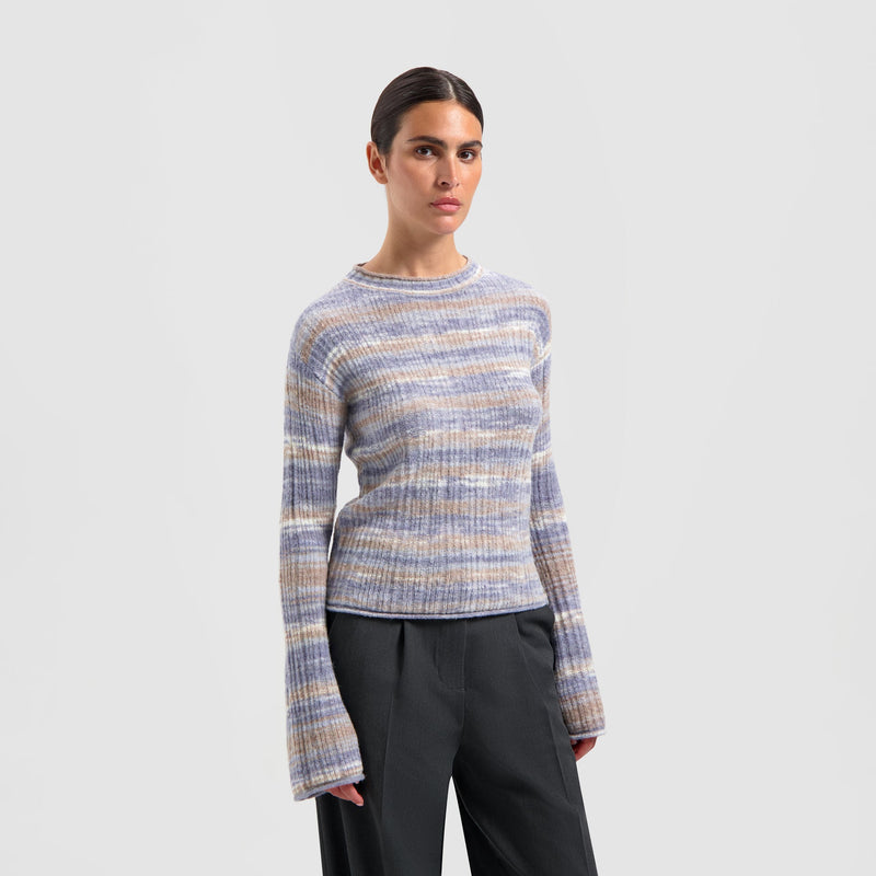 WMN SPACE DYE KNIT