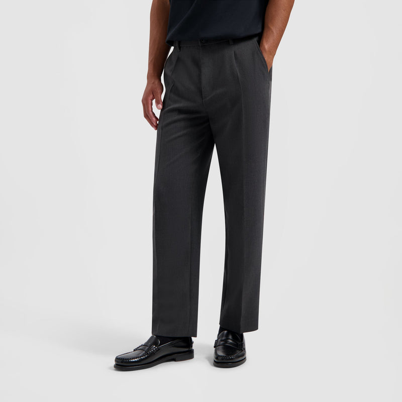 WOOL PLEATED PANT