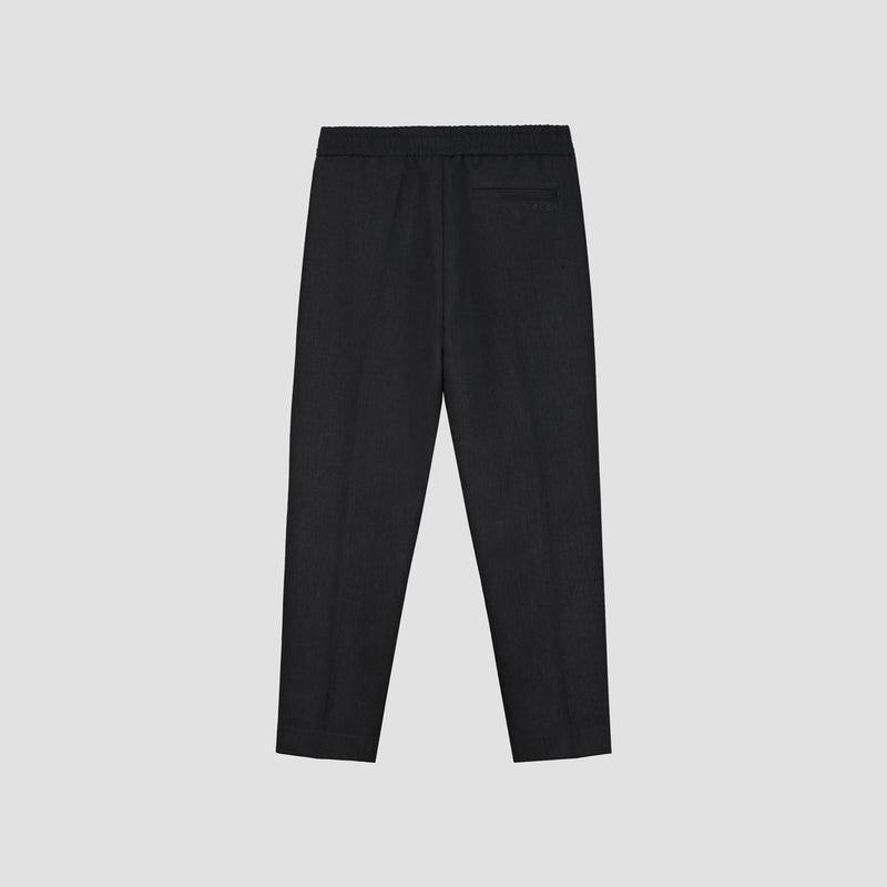 WOOL SLIM ELASTICATED PANTS