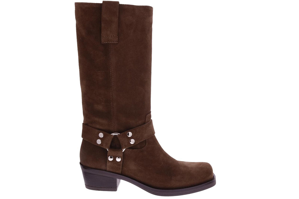 OSATURO High boots cognac brown