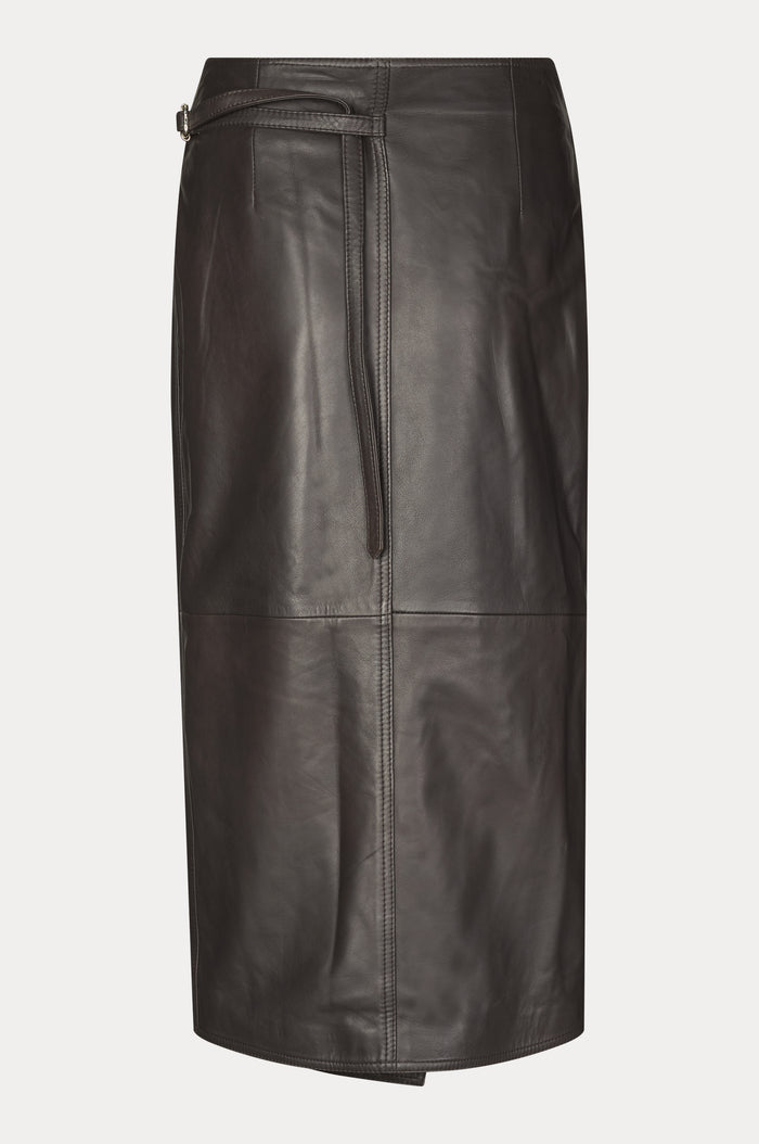 REFLECTION LEATHER SKIRT