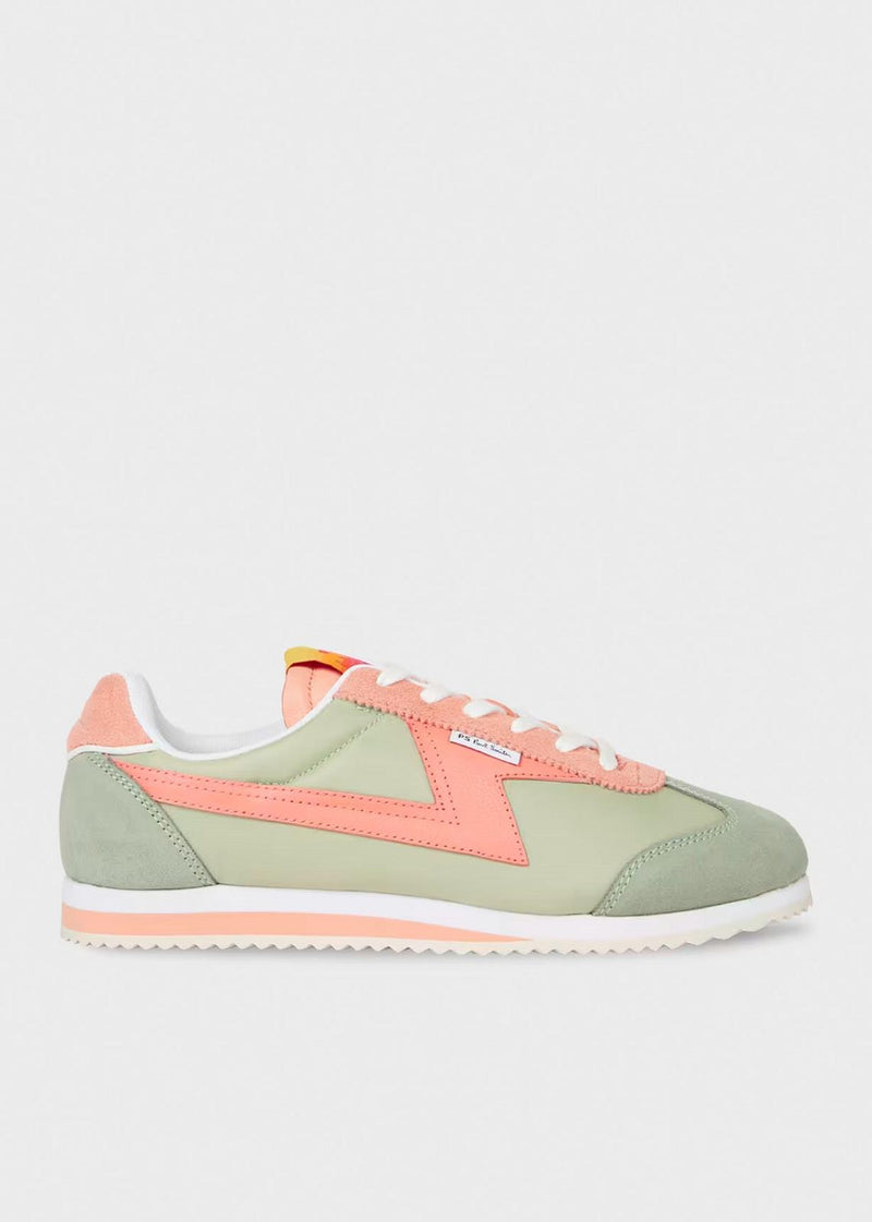 PAUL SMITH Jasmine sneakers green peach