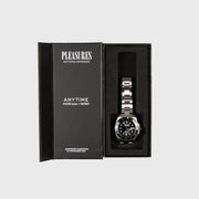 PLEASURES Anytime watch black silver